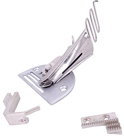 TopHomer Nähmaschinen-Ordner, 4-fach gefalteter Edelstahl, verstellbarer Lockstich-Maschine, gebogene Schrägkantenbindung für Quilts, Heimtextilien und Kleidungsstücke (10 mm-36 mm)