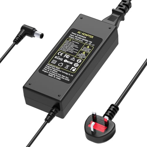 BIUBOTY DC in Power Supply Compatible with 19.5V Sony TV Power Cable for Bravia TV KDL-24 KDL-32 KDL-40 KDL-42 W600B W650A W700B W800B Vaio Laptop Charger PCG VGN VGP SVE14 SVE15 19.5V Power Adapter