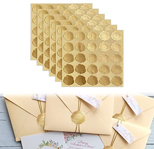 Siegelwachsaufkleber, Siegelwachsaufkleber Herz, Siegelwachs Aufkleber Hochzeit, 150 Stück, Packung mit Umschlägen für Einladungen, Hochzeit, Grußkarten