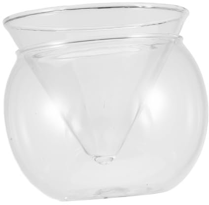 IMIKEYA Martini-Gläser Ohne Stiel Mit Kühler-Set Cocktailgläser-Set Glas-Kaviar-Kühler-Server-Set Mit Servierschüssel Cocktailglas Mit Eishalter Für Martini Wein Margarita