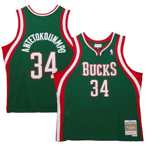 Giannis Antetokounmpo Milwaukee Bucks 2013-14 Hardwood Classics Swingman Jersey