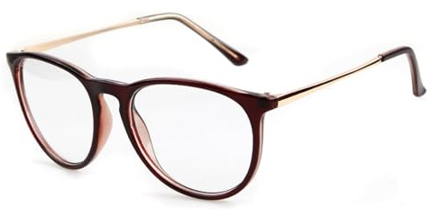 ADEWU Blaulichtfilter Computerbrille ohne Stärke Nerd Gaming Brillenfassung für Damen Herren Anti Blaulicht PC/TV/Handy