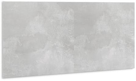 Tulup Wasserdicht Boden Fliesenaufkleber Wandpaneele die Küche 100x50cm PVC Selbstklebend Bad - Graue Textur