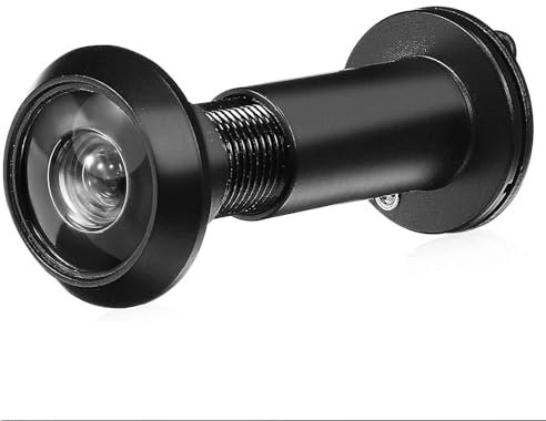 JYTDBCS Door Viewer Peephole Peep Holes for Door Zinc Alloy Peephole Viewer Hole for Front Door Black Peephole Camera Wide Angle Peephole Door Viewer for Home,peep Hole for Front Door