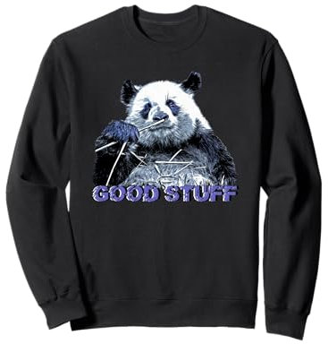 Drogen Gras lustig Panda doppeldeutig lustiges drugs Sweatshirt