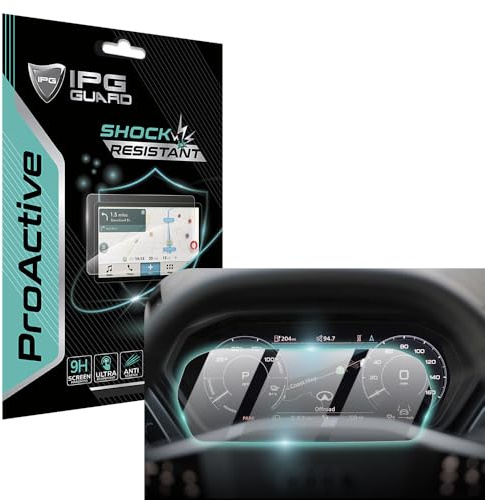 IPG ProActive Made for Audi 2022 Q4-Q5 E-TRON Dashboard Display 9H Hardness Screen Protector Nano Ceramic Film Ultra Responsive High Clarity Anti Scratch for Q4-5E-TDash