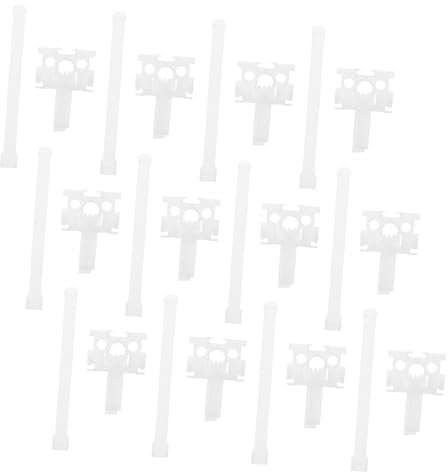 EPIGEIST 12sätze Ersatzteile Für Vertikaljalousien Reparaturträger Für Oberschiene Zubehör Mit Schaft Für Jalousien DIY Reparatur Kit Für Hause Vorhang