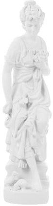 Vaguelly Scultura Dea in Resina Bianca, 1 Pezzo, Ornamento D’arredo Casa | Soggiorno e Camera da Letto, Design Artistico Aspetto Curato, Applicazione Multiscena