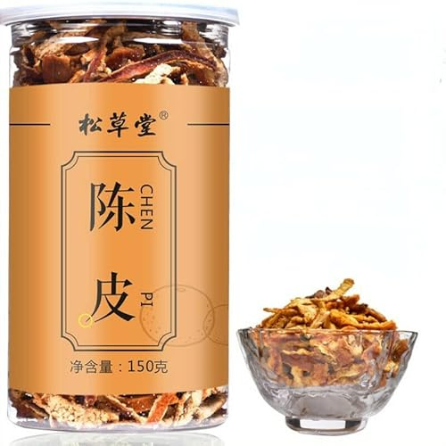 150g De Té De Cáscara De Mandarina Chenpi Enlatado Hierba Medicinal China Hidratante Y Alivia La Flema Té De Hierbas Chino Original Sin Aditivos Ideal Para Aperitivos Y Condimentos