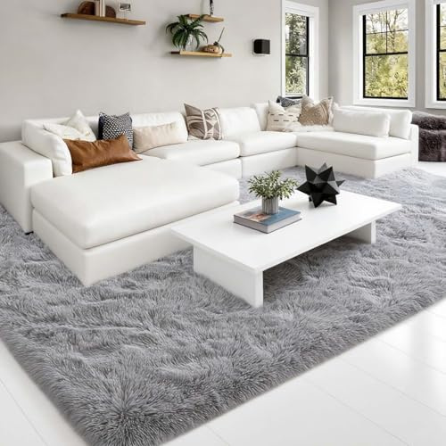 ARNTY Alfombra Salon, Alfombra Dormitorio Matrimonio Grande Lavable Modernas Pelo Largo Alfombras De Habitacion Alfombra Pie de Cama Juvenil Infantiles