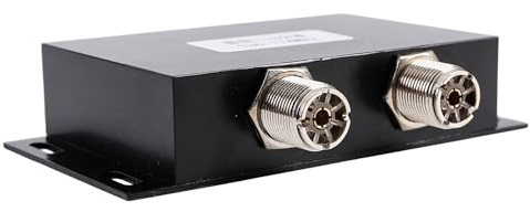 SZGCC GA-SU2 AIS VHF Antenna Splitter UHF Splitter Way Splitter for 136-174MHz HAM CB or VHF Radio 50 Ohm VHF Splitter with UHF Female (SO-239) VHF Splitter Two Way VHF Antenna Power Splitter