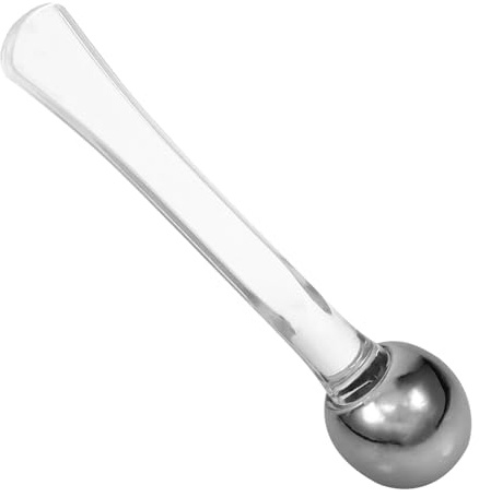 TOYZFRIENDY Spatule de Maquillage Mini Transparente pour Crèmes Contour Yeux Applicateur Cosmétique Visage Léger et Cuillère de Soin Peau Facile à Utiliser