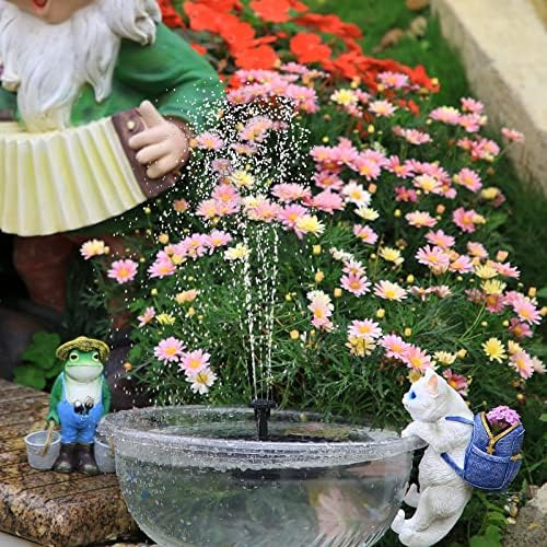 AISITIN Solar Springbrunnen für außen,Solar Teichpumpe mit 7 Effekte Solar Wasserpumpe Solar Schwimmender Fontäne für Wasserspiel,Garten,Teich