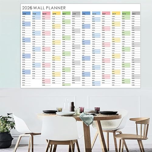 2026 Wandkalender Dekorativer Home-Deko-Poster-Planer