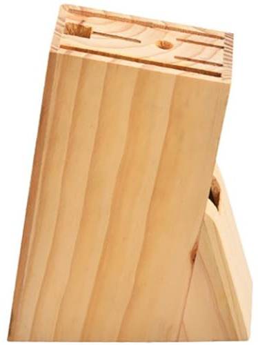 SOIMISS Porta Taglierino da Tavolo in Legno Massello Base Stabile, Ceppo Porta Coltelli Multifunzione per Cucina Domestica e Ristorante, Organizer Utensili da Cucina Fessure per