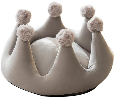 Zanthicia Bonita Cama de Peluche para Perros, diseñada para Gatos y Cachorros, Que Garantiza un Descanso Acogedor y Proporciona un Lugar cálido y Confortable. Nido para Dormir