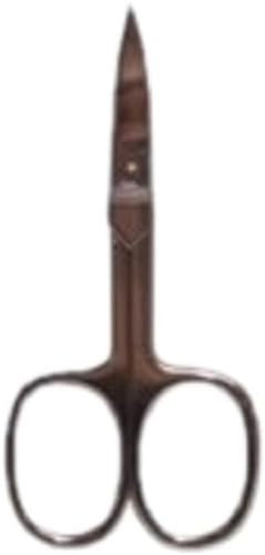 TITANIA Nagelschere Solingen (9,5cm) • Gebogene Schere • Extra scharfe Nagelschere • Professionelle Maniküre Schere aus Carbonstahl • Made in Germany (Solingen)