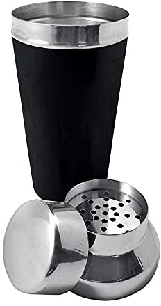 Vin Bouquet FIK 010 - Coctelera Acero Inoxidable 700ml, Cubilete, Tapa con Colador y Tapón