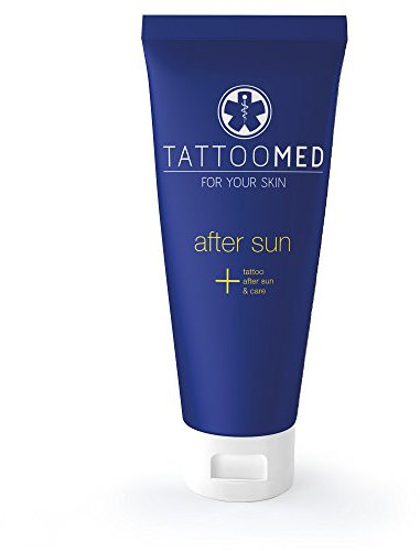 TattooMed Tattoo-Pflege für tätowierte Haut - After Sun 100ml - Tattoo-After Sun, Farbschutz für Tattoos,Tattoo Pflege & Creme