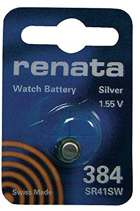 Renata Uhrenbatterie SP 384 ///;(392+) SR41W (SR41,LR41,AG3);1 Pack