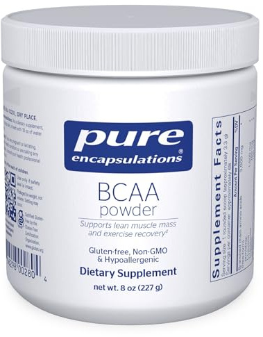 Pure Encapsulations BCAA Powder | Hypoallergenic Supplement to Support Muscle Function During Exercise | 8 Ounces