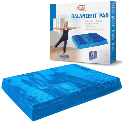 SISSEL® Balancefit® Pad Blau | Gleichgewichtstraining & Koordination | Antirutsch, TPE | Indoor & Outdoor | 120kg Belastbarkeit | Vielseitig & Sicher