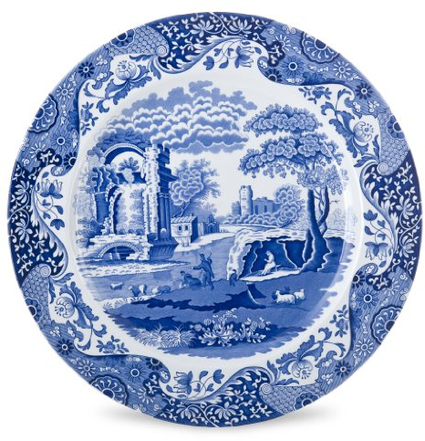 Portmeirion Home & Gifts Spode Blue Italian Buffet-Teller, 30 cm