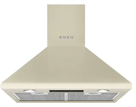 Smeg KSED65PE De pared Crema de color 593m³/h C - Campana (593 m³/h, Canalizado/Recirculación, B, F, C, 51 dB)