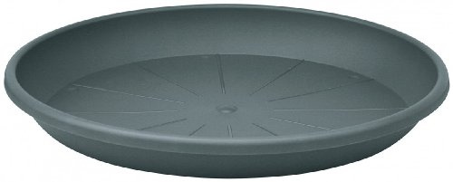 Cylindro Flower Pot Saucer Base Round Plastic, Anthracite, 53 cm