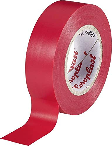 Coroplast 302 302-25-RD Isolierband Rot (L x B) 25m x 15mm 1St.