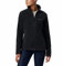 Columbia Fast Trek Jacket, Veste Polaire Entièrement Zippée Femme, Black, Taille S