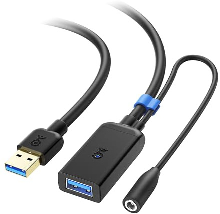 Cable Matters Cable Extensión USB Activo Macho a Hembra (Cable Extensión USB 3.0) para Dispositivo USB - 5m