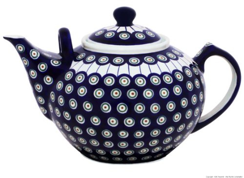 Unbekannt Bunzlauer Keramik – Muy Grandes Tetera CafeteraTetera para Infusiones – 2.9 l, con una Segunda Asa Decorada