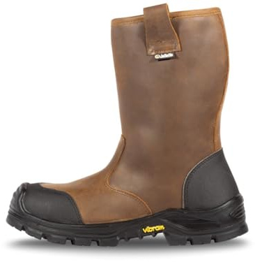 JALLATTE - Bottes de sécurité marron et noire JALBOX SAS S3 CI HI HRO SRC 44 Marron/Noir