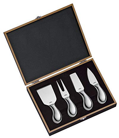 Cilio 294804 PIAVE Käsemesser-Set, Edelstahl, Silber