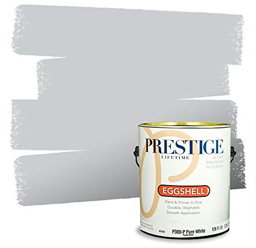 PRESTIGE Paints Interior Paint and Primer In One, 1-Gallon, Eggshell, Comparable Match of Benjamin Moore* Pebble Beach*