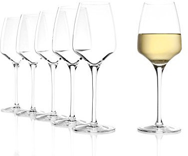 Stölzle Lausitz Bicchieri da Vino Bianco Experience Set di 6 350 ml – Calici di Alta Qualità per Vino Bianco & Aperitivo – Eleganti Bicchieri in Cristallo – Lavabili in Lavastoviglie