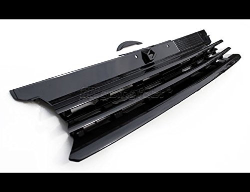 Calandre Grille Noir Mat Sans Sigle + Cache Supérieur Pour VW Golf 4 1997-2006