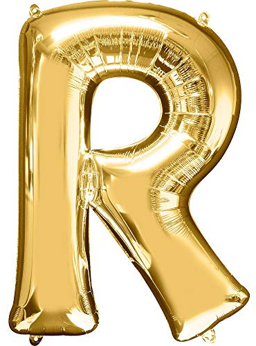 Amscan 3298201 86,4 Buchstabe R Super Shape Folienballon