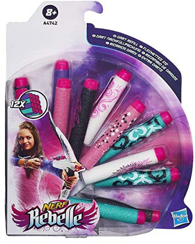 NERF Hasbro Rebelle A4742E27-12er Dart Nachfüllpack, Zubehör