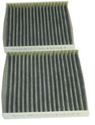 PURFLUX AHC372-2 Innenraumfilter Pollenfilter Aktivkohlefilter Höhe: 26 Breite: 185 Länge: 190 Kompatibel mit BMW X3 F25 X4 F26, ALPINA XD3 F25 | Kompatibel mit: ALPINA XD3, BMW X3, X4