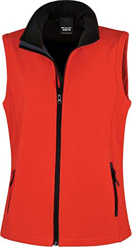 Result Core Damen Bodywarmer Coreprintable Softshell Mehrfarbig Red/Black L (14)