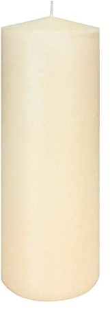 JEKA-Kerzen Kaminkerze Laternenkerze Champagner Größe ca. 10 x 30 cm Kerze, Stumpenkerze