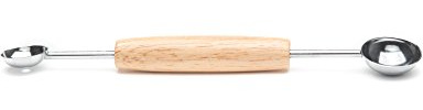Fox Run Melon Baller, Double Ended, 0.75 x 1.25 x 8 inches