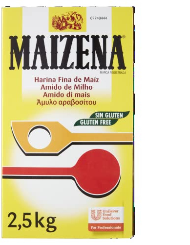 Maizena Harina Fina de Maíz Espesante Caja 2,5 kilogramos - Producto Sin Gluten