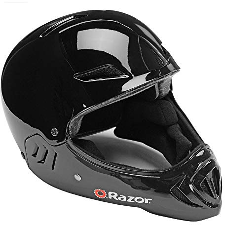 Razor Full Face Child Safety Outdoor Sports Helmet, Gloss Black | 97878