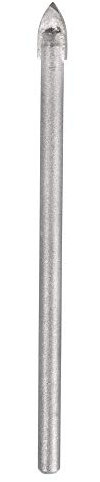 Rayher Fliesen-und Glasbohrer, 6mm ø, Bohrer für Etageren, 1 Stück, Div. Materialien, Silber, 14.5 x 6 x 0.6 cm