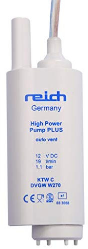Reich Tauchpumpe 19 l/min, 1,1 bar mit Rückschlagventil, SB-verpackt