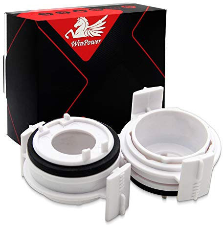 WinPower H7 Xenon Ampoule Adaptateur Support Clips Maintien Base Support Socle Compatible avec E46 E65 E90, 2 Pièces