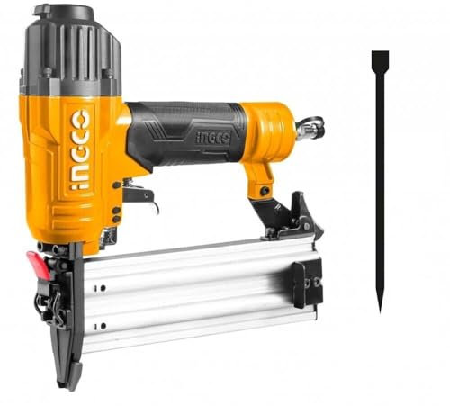 Ingco Cloueur Pneumatique 1000 Clous 100 Pcs 15-50 mm Chrome-plated Acier au chrome-vanadium